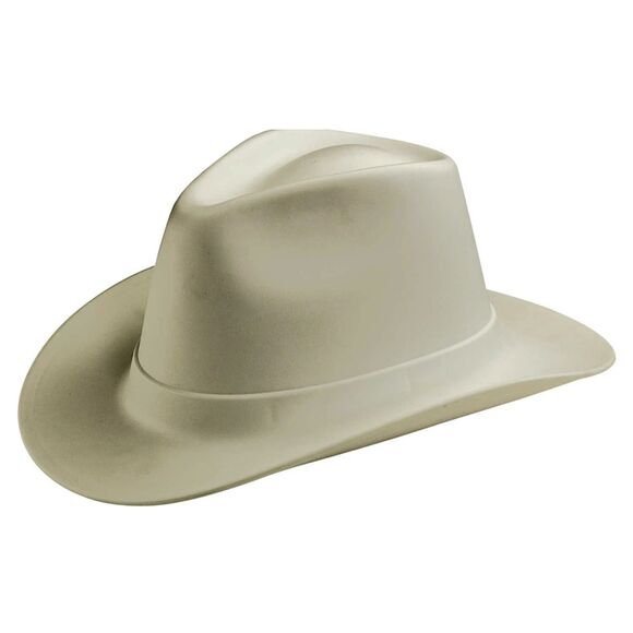 COWBOY WESTERN WHITE HARD HAT VULCAN ADJUSTABLE NEW 1-2009 TYPE 1 CLASS E G - Picture 1 of 11